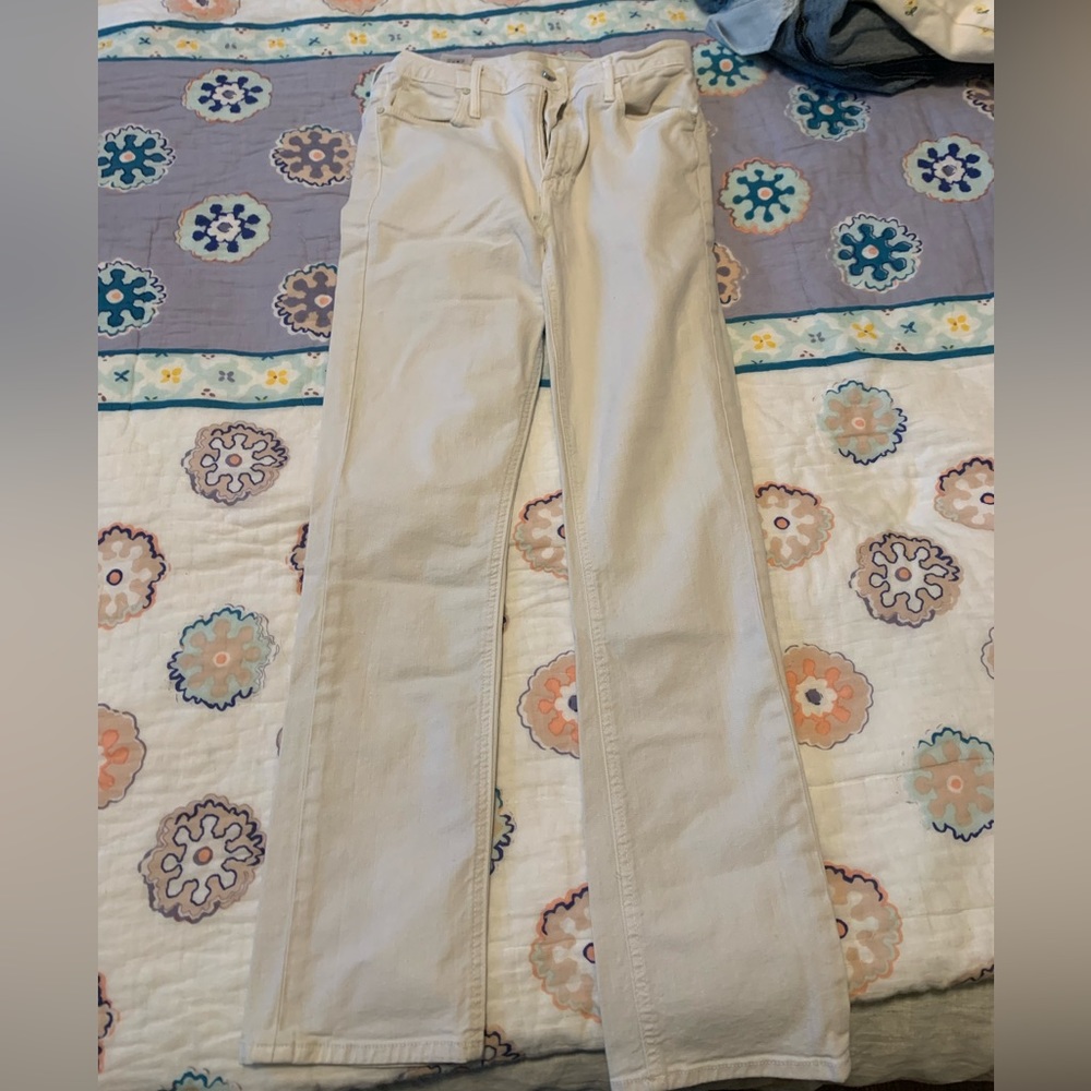 Mother- white/cream jeans